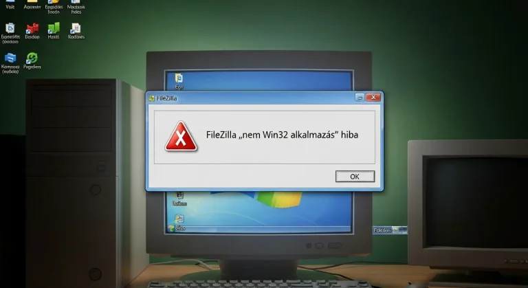 FileZilla „nem Win32 alkalmazás” hiba Windows XP-n