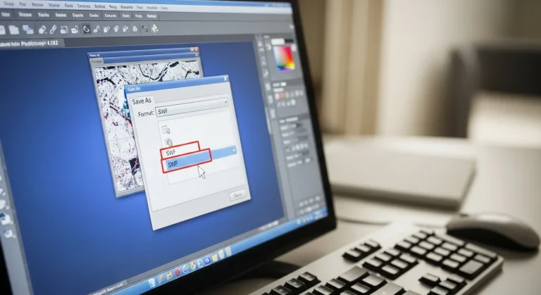 Photoshop CS2: SWF formátumban való mentés