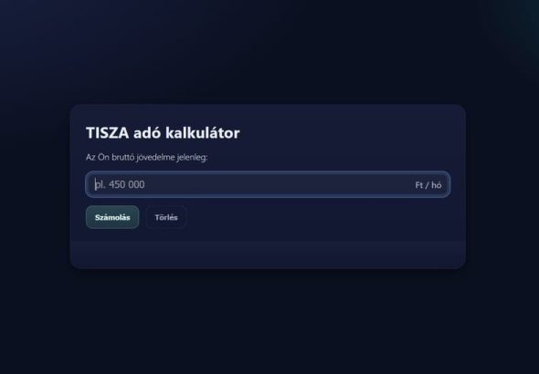 Épp a Tisza-adókalkulátort akartad megkeresni? Akkor figyelj, mert a csalók pont rád várnak!