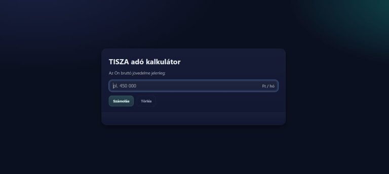 Épp a Tisza-adókalkulátort akartad megkeresni? Akkor figyelj, mert a csalók pont rád várnak!