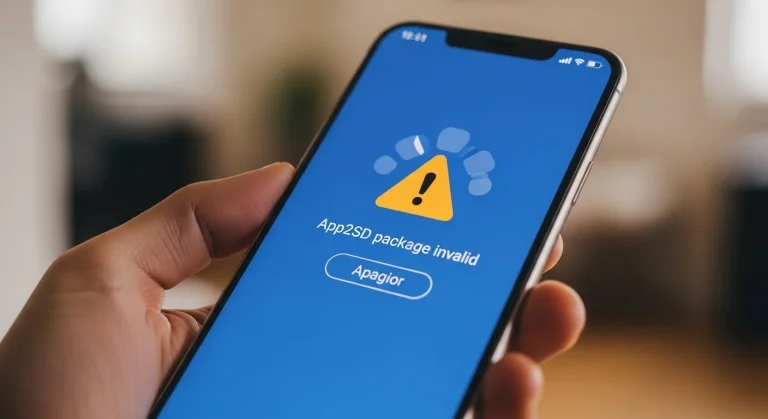 App2SD probléma: „App2SD package invalid” hibaüzenet