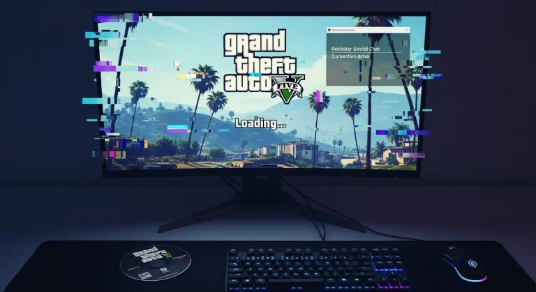 GTA 5 lemezes verzió lefagyása töltőképernyőnél: Rockstar Social Club probléma